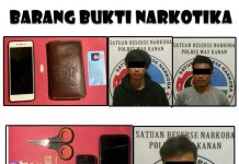 Satnarkoba Polres Way Kanan Amankan Tiga Pelaku Pengedar Sabu di Dua Lokasi Berbeda