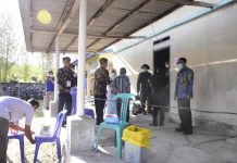Bupati Way Kanan Raden Adipati Surya Melakukan Pemantauan Pilkakam