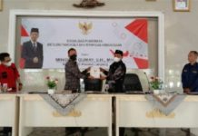 Mingrum Gumay Gelar Sosialisasi Pembinaan Ideologi Pancasila dan Wawasan Kebangsaan di Gunung Sugih