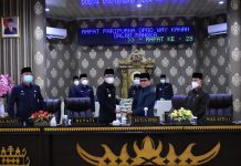 DPRD Way Kanan Rapat Paripurna Dalam Rangka Penyampaian Raperda Pertanggung Jawaban APBD 2020