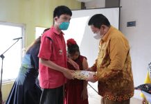 Gubernur Lampung Hadiri Penyerahan Lukisan String Art Oleh Komunitas Disabilitas Kota Metro