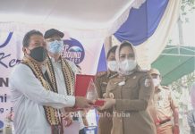 Bupati Tulang Bawang Menerima Kunjungan Kerja Menteri Kelautan dan Perikanan RI