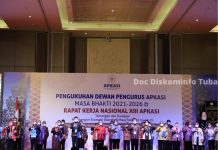 Bupati Tulang Bawang Dr. Hj. Winarti Dikukuhkan Sebagai Pengurus Apkasi