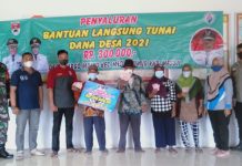 PLH Desa Margo Mulyo Salurkan 70 KM