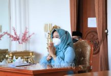 Bupati Tulangbawang Winarti, Laksanakan Do’a Bersama Tenaga Kesehatan