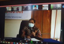 KPU Lampung Barat Mengikuti Rapat Koordinasi Pemutahiran Data Berkelanjutan