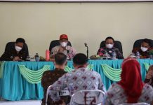 Bupati Lampung Barat Hadiri Rapat Evaluasi Penanganan Covid-19 Kabupaten Lampung Barat