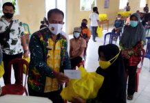 Walikota Metro Wahdi Siradjuddin Hadiri Acara Bhakti Sosial