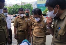 Wali Kota Metro, Wahdi Siradjuddin Tinjau Pembangunan Pertokoan