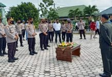 HUT Ke-75 TNI, Kodim 0427/Way Kanan Terima Ucapan Selamat Dari Polres dan PWI