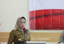 Bupati Tulang Bawang Dr. hj. Winarti S.E M.H. Buka Pelatihan Hukum Dan Perlindungan Masyarakat
