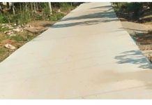 Desa Bangun Mulyo Bangun Rabat Beton Sepanjang 455 Meter