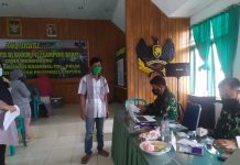 Vaksinasi Tahap I Terus Di Gencarkan Kodim 0422/LB