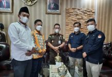 KPU LAMBAR ANJAU SILAU KE KAPOLRES DAN KAJARI LAMPUNG BARAT