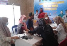 Puskesmas Bumi Baru Kejar Target Vaksinasi