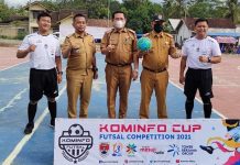 Diskominfo Mesuji: ” Kompetisi Futsal bagi OPD dan Organisasi Pers Tidak Dibolehkan Bon Pemain”