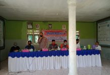 Kapolsek Gedung Aji menghadiri Musyawarah Rencana Pembangunan Kampung Tahun 2022 Kampung Penawar
