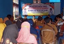Kampung Gunung Sari Menggelar Musrenbang Desa