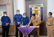Pemkab Way Kanan Bekerja Sama Dengan UNILA Membentuk Program Studi