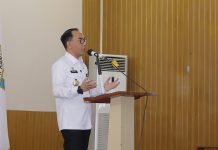 Bupati Way Kanan, H. Raden Adipati Surya Mengahdiri Pelantikan DPD KNPI
