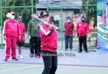 Polres Tulang Bawang dan Pemkab Tulang Bawang Adakan Open Tournamen Tenis Lapangan “Bupati Cup 2022”