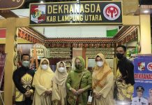 Ketua DEKRANASDA Kabupaten Lampung Utara Hj. Nur Endah Sulastri, S,Pd., M.M. Ikuti Pembukaan Jakarta Internasional Handicraft Trade Fair