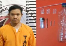 Asik Hisap Sabu Dikebun Seorang Pria Ditangkap