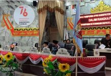 DPRD Kab. Lampung Utara Gelar Rapat Paripurna Mengenai Laporan Keterangan Pertanggungjawaban 2021