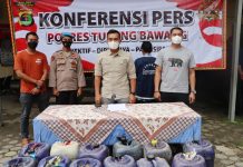 Polres Tulang Bawang, Polda Lampung, Berhasil Ungkap Pelaku Penimbunan BBM