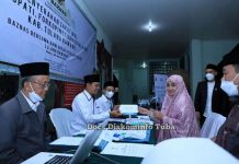 Bupati Tulang Bawang Dr Hj Winarti SE MH. Hadiri Acara Nuzulul Qur’an