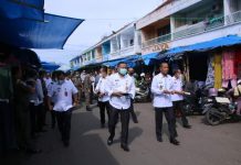 Sekretaris Daerah Kabupaten Lampung Utara Tinjau Langsung Pasar Pagi Kotabumi