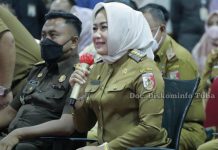 Bupati Winarti ikuti Verifikasi Lapangan Hybrid Kabupaten Layak Anak