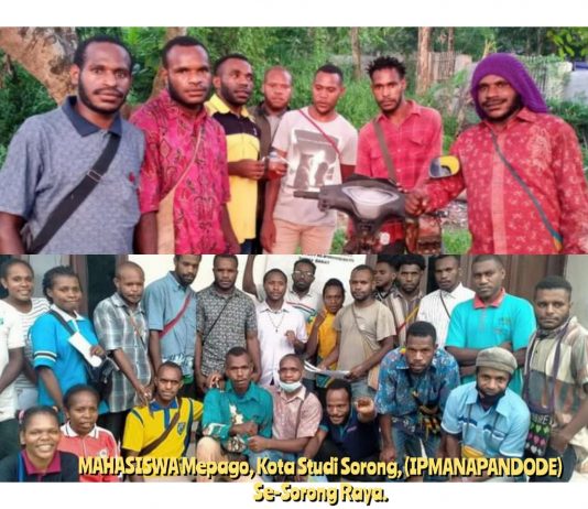 Mahasiswa Wilayah Adat Mepago Papua Barat Study di Kota Sorong