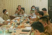 Bupati Tulang Bawang Menghadiri undangan Rapat Persiapan Penentuan Lokasi Tora dan Kampung Reforma Agraria