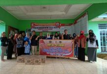 Dalam Rangka HUT Ke-61, IKWI Tulang Bawang Salurkan Bantuan Pencegahan Stunting Anak