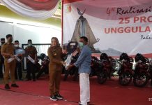 Bupati Winarti Berikan Bantuan Dana Untuk Pondok Pesantren