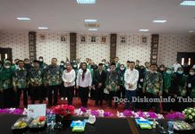 Bupati Winarti Beri Motivasi Mahasiswa KKN STAI Tulang Bawang