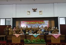 Dinas Penanaman Modal dan Pelayanan Terpadu Satu Pintu Kabupaten Tulangbawang Laksanakan Forum Konsultasi Publik