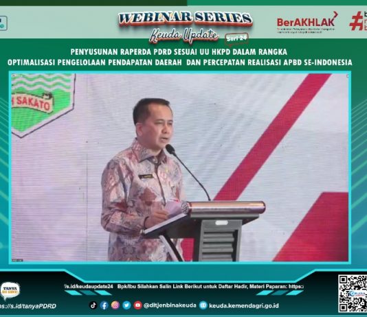 Ditjen Keuangan Daerah Kemendagri Gelar Webinar Series ke 24, Gentjot Realisasi APBD dan Tingkatkan PAD