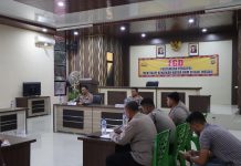 Jajaran Polres Mesuji Melaksanakan Kegiatan Focus Group Discution