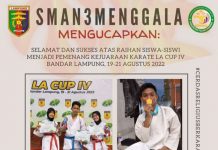Harumkan Nama Sekolah 8 Siswa-Siswi SMAN 3 Menggala Mendapatkan Prestasi dan Juara