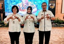 Bupati Winarti Yang di Wakili Asisten Bidang Administrasi Umum Lusiana M.AP Hadiri Pelantikan Pengurus DPD KNPI Lampung