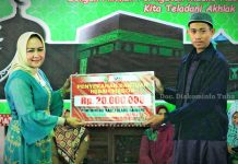 Bupati Winarti gelar Pengajian Dalam Rangka Peringatan Maulid Nabi Besar Muhammad SAW 1444 H/2022 M dan Hari Sumpah Pemuda ke -94