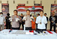 Polres Mesuji Gelar Press Release Penangkapan Pelaku Narkoba