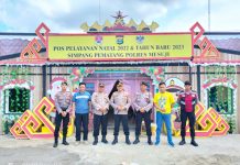 Kapolres Mesuji Lakukan Pengecekan Persiapan Pos Pelayanan dan Pengamanan NATARU
