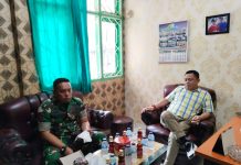 Dandim 0427/WK Bersilaturrahmi Ke Sekertariat PD IWO Way Kanan