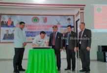 Pj Bupati Bapak Drs Qudrotul Ikhwan MM Hadiri Acara Pelantikan Pengurus DPD PPNI Tuba
