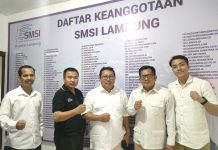 SMSI Provinsi Lampung Siap Menjalin Kerjasama Dengan Partai Gerindra Lampung