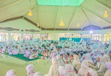 Penjabat Bupati Tulang Bawang Bapak Drs Qudrotul Ikhwan MM Hadiri Manasik Haji Cilik Akbar Raudhatul Afhfal