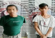 Polres Tulang Bawang Tangkap Dua Pengedar Narkotika di Menggala Kota